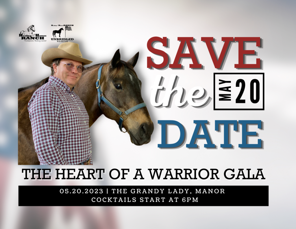Heart of a Warrior Gala Save the Date Banner